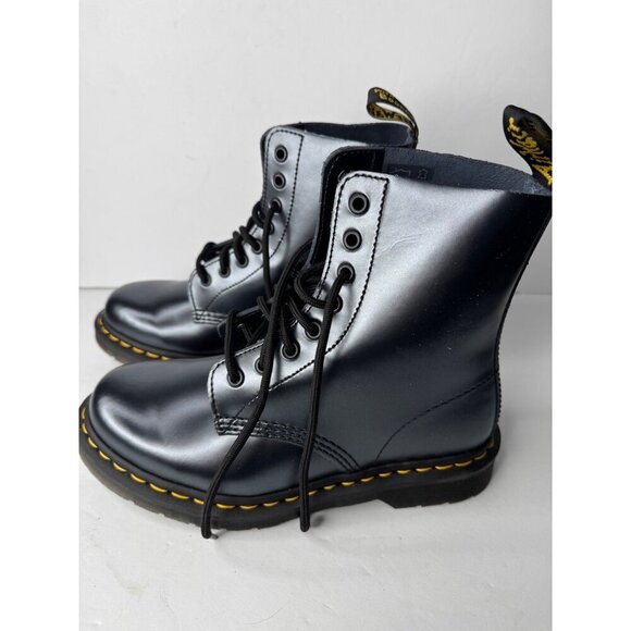 Dr. Martens 1460 Pascal Chroma Metallic Leather Ankle 8 Eyelet Boot EU 38 US 7 - Picture 4 of 6